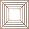 Ekena Millwork Raven Wood Fretwork Pierced Ceiling Medallion, Wood (Paint Grade), 26"OD x 9 1/2"ID x 3/8"T CMWP26X26X0375RAMF - alternate 3